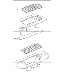 rear spoiler 993 CARRERA RS 1994-98