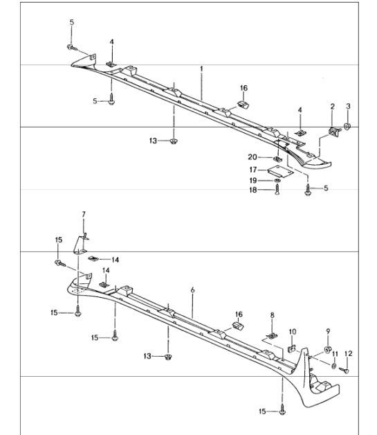 Diagram 810-05 Porsche 卡宴 V6 3.0L 汽油 353Hp 