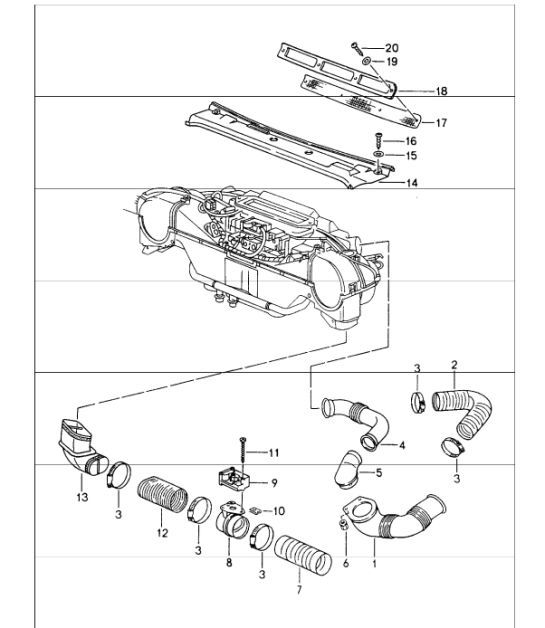 Diagram 813-00 Porsche 993（911）（1994-1998）  车身