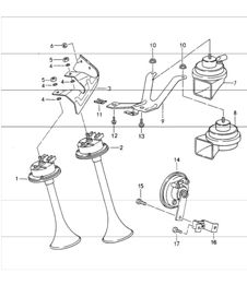 fanfare horn 993 1994-98