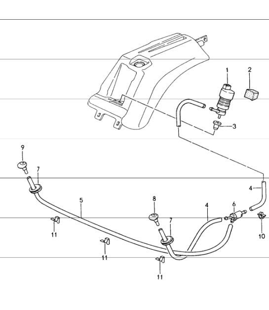Diagram 904-20 Porsche 996 C4 3.4L 1997-08/01 电子设备