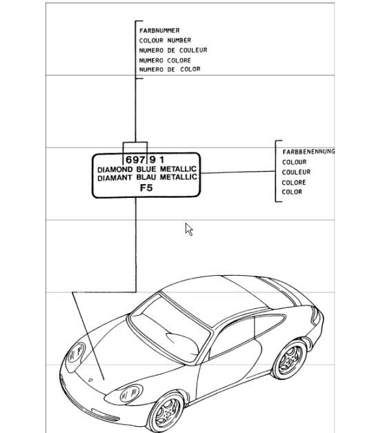 Diagram 004-00 Porsche Cayman S / R 3.4L 987C MKII 2009-12 Accessories & others 