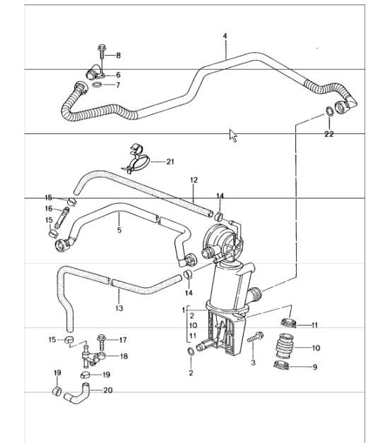 Diagram 104-10 Porsche 918 Spyder 2014-2015 