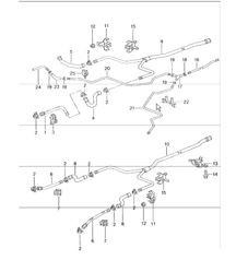 Wasserkühlung - 2 - für 996 CARRERA 2 M96.01/02/03/04 1998-05