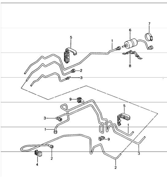Diagram 201-10 Porsche Cayenne Turbo S E-Híbrido V8 4.0L 550 CV 