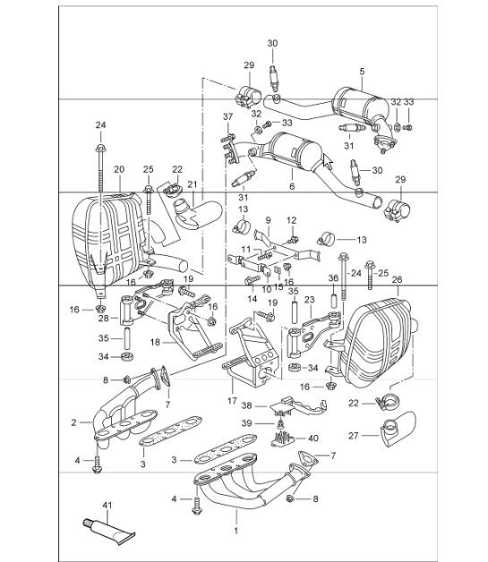 Diagram 202-00 Porsche Cayenne Coupé Turbo V8 4.0L Gasolina 550 CV 