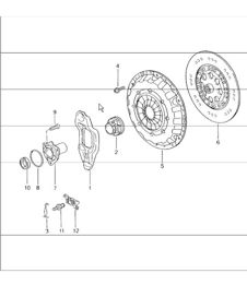 clutch 996 CARRERA 2/4/4S M96.01/02/03/04 1998-05
