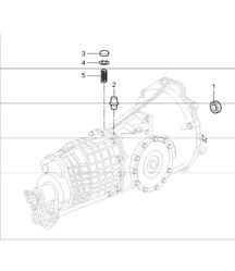 transmission, removed single parts 996 CARRERA 2/4 (M338/M339) G96.00/30/01/31 1998-05