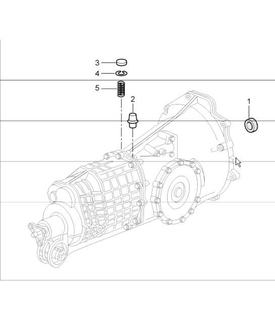 Diagram 302-06 Porsche Cayenne MK3 (958) 2010-2017 Transmission