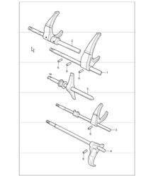 gear shift rod shift fork 996 CARRERA 2/4  G96.00/30/01/31  1998-05