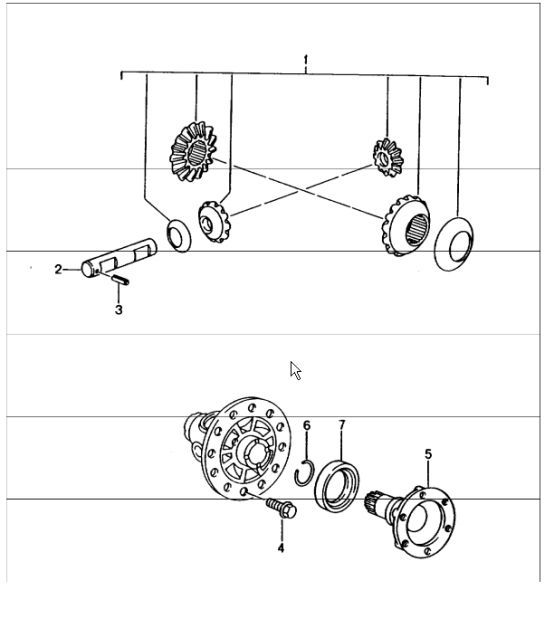 Diagram 305-00 Porsche Panamera Turbo S V8 4.8L Transmisión