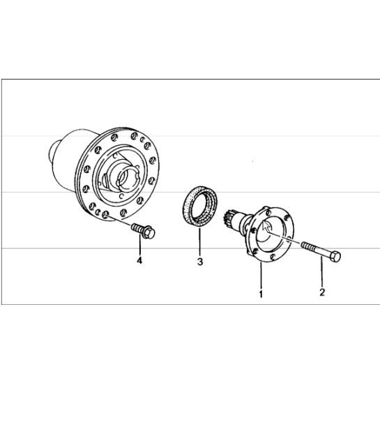 Diagram 305-05 Porsche Panamera Turbo V8 Executive Trasmissione