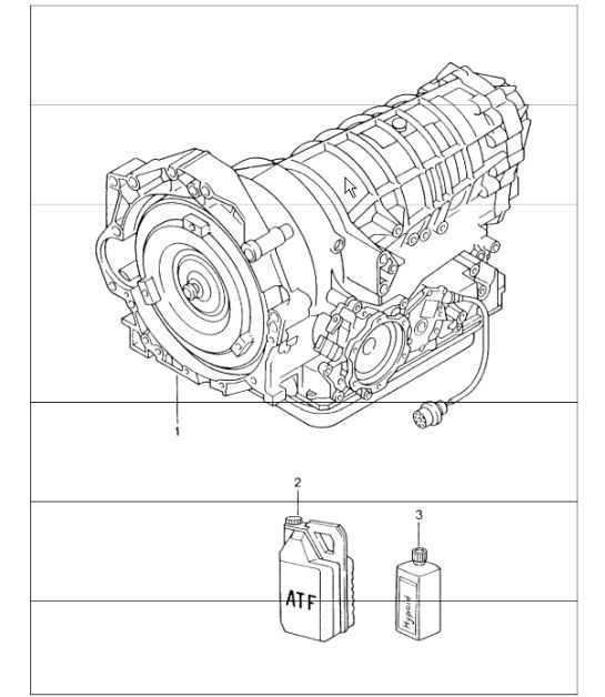 Diagram 320-00 Porsche Cayenne S/GTS 4.8L 2007>> Trasmissione