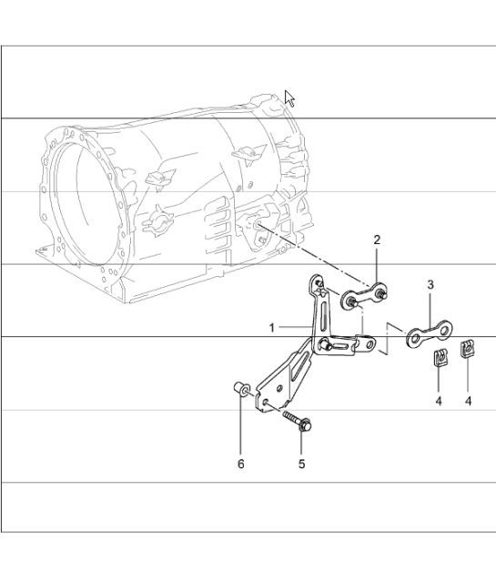 Diagram 320-06 Porsche Panamera 970 MK2 (2014-2016) Trasmissione