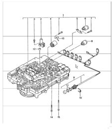 tiptronic switch unit, solenoid valve, pressure regulator 996 CARRERA 2/4 (M338/M339) A96.00/30  UPTO 2001