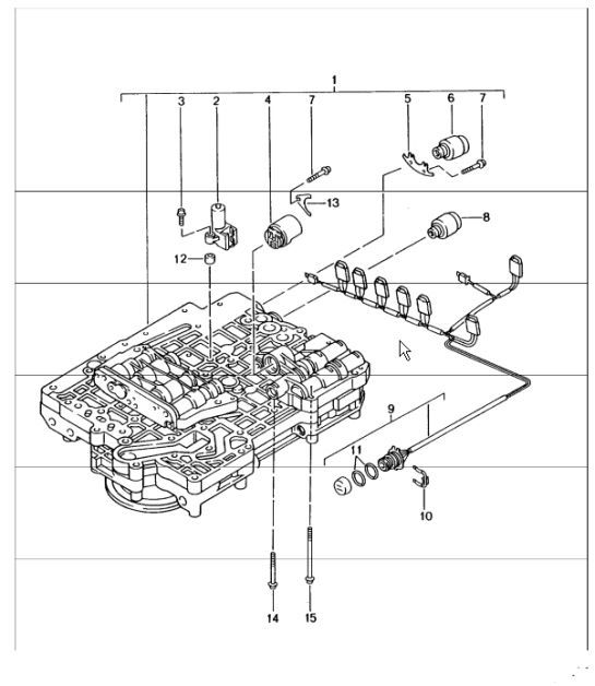 Diagram 340-02 Porsche 993 (911) (1994-1998) Transmission