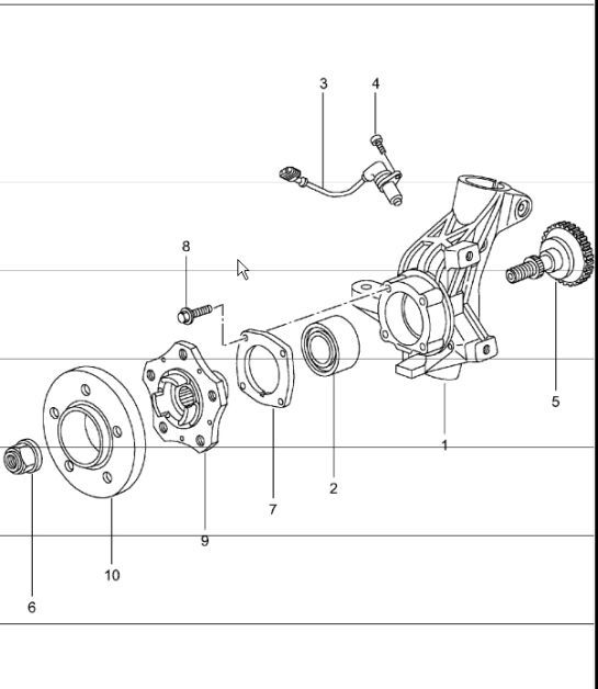 Diagram 401-05 Porsche 928S 4.7L 1981-83 