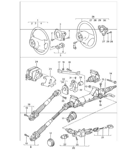 Diagram 403-05 Porsche Macan (95B) MK2 2019-2021
