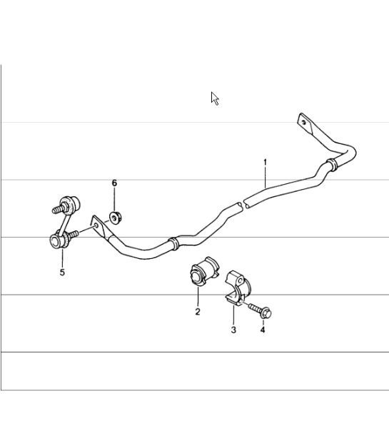 Diagram 501-03 Porsche Cayenne S V8 4.8L Gasolina 400 CV Eje posterior