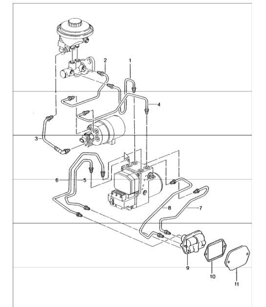 Diagram 604-09 Porsche Cayenne GTS V8 4.8L Gasolina 400 CV Ruedas, Frenos
