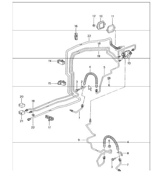Diagram 604-10 Porsche Panamera Turbo S E-Hybrid 4.0L V8 