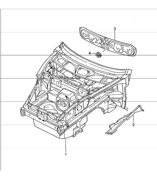 Diagram 801-05 Porsche 开曼 S / R 3.4L 987C MKII 2009-12  车身