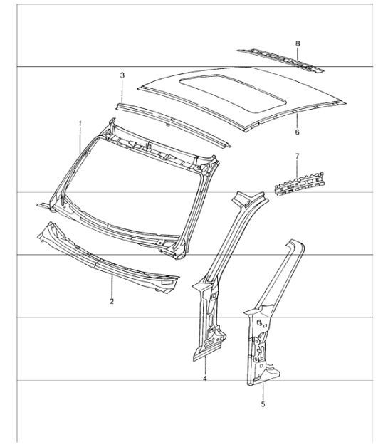 Diagram 801-45 Porsche Panamera Turbo S 4.0L V8 
