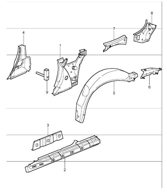 Diagram 801-60 Porsche 开曼718C(982C)2017>>  车身