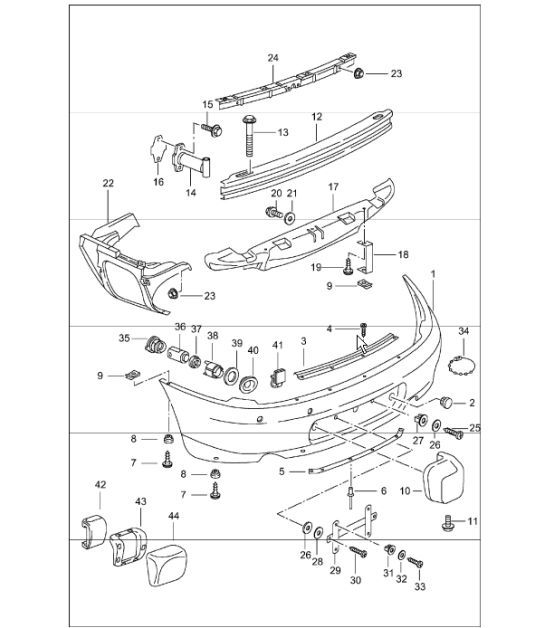 Diagram 802-05 Porsche 911Turbo 3.3L 1978-89 Carrozzeria