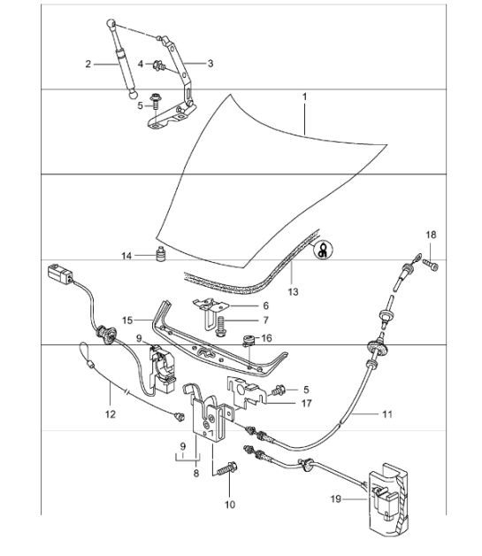 Diagram 803-00 Porsche 964 (911) (1989-1994) Body