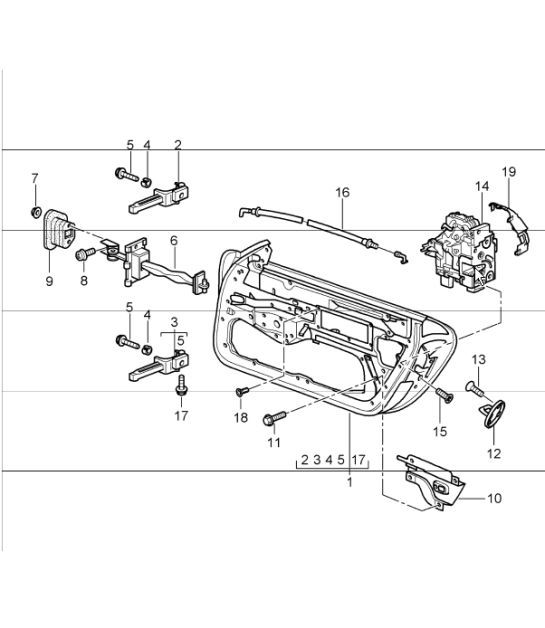 Diagram 804-00 Porsche 968 CS 3.0L 1993-95 Body