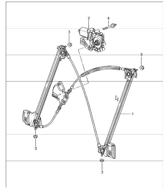 Diagram 804-30 Porsche 卡宴 9PA1 (957) 2007-2010  车身