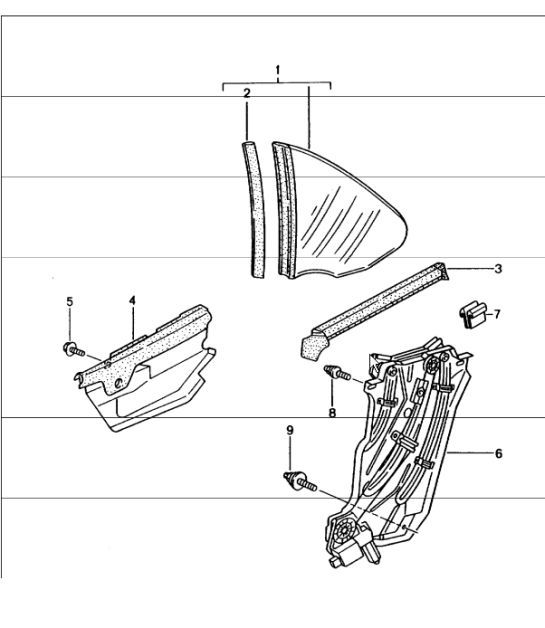 Diagram 805-05 Porsche 996 (911) (1997-2005) Carrosserie