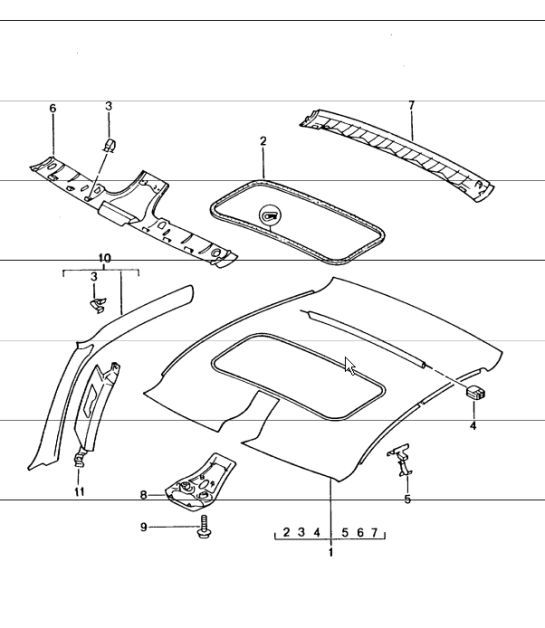 Diagram 807-08 Porsche Cayman S 3.4L 987C 2005-08 Carrozzeria