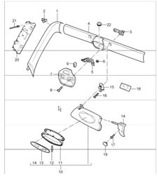 windscreen frame, sun visors 996 COUPE / CABRIO / TARGA 1998-05