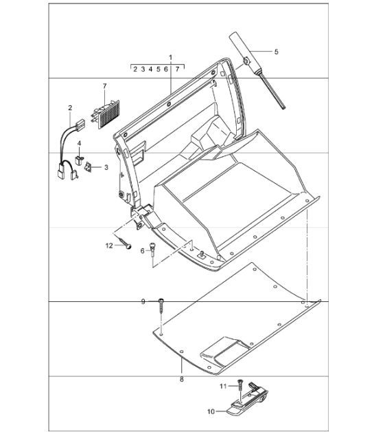 Diagram 809-03 Porsche 996 C4 3.6L 09/01-2005  车身