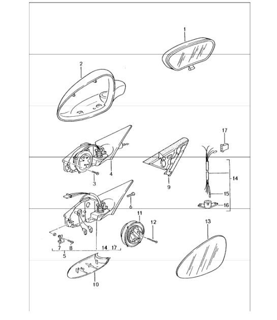Diagram 809-10 Porsche 996 GT3 RS 2003-04  车身