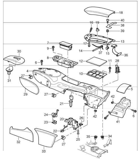 Diagram 809-20 Porsche 卡宴 E-Hybrid V6 3.0L 470Hp 