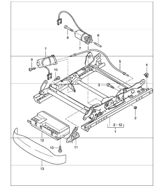 Diagram 817-19 Porsche 996（911）（1997-2005）  车身