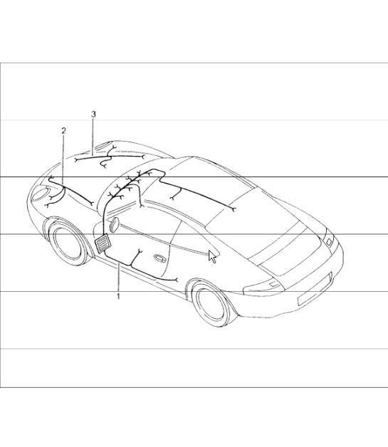Diagram 902-10 Porsche 996 C2 3.6L 09/01-2005 Materiale elettrico