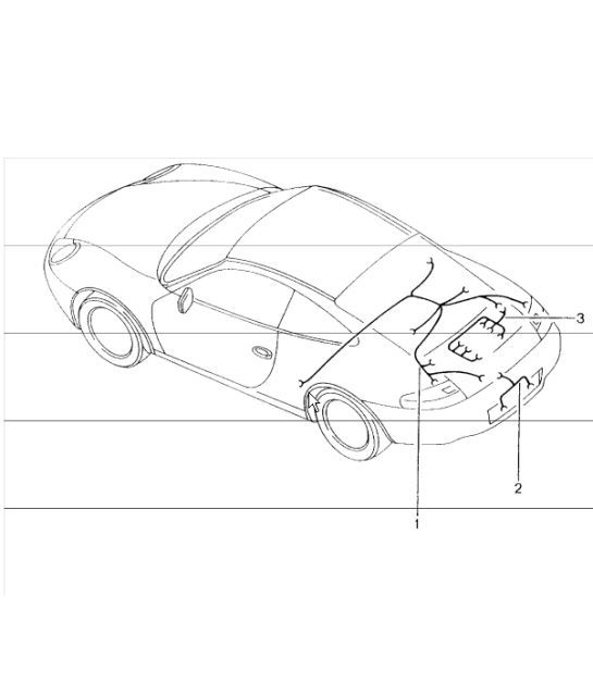 Diagram 902-20 Porsche 卡宴 S V8 4.8L 汽油 400HP 电子设备