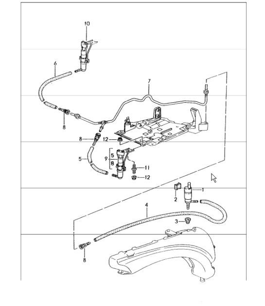 Diagram 904-20 Porsche 卡宴 Turbo / Turbo S 4.8L 2007>> 电子设备
