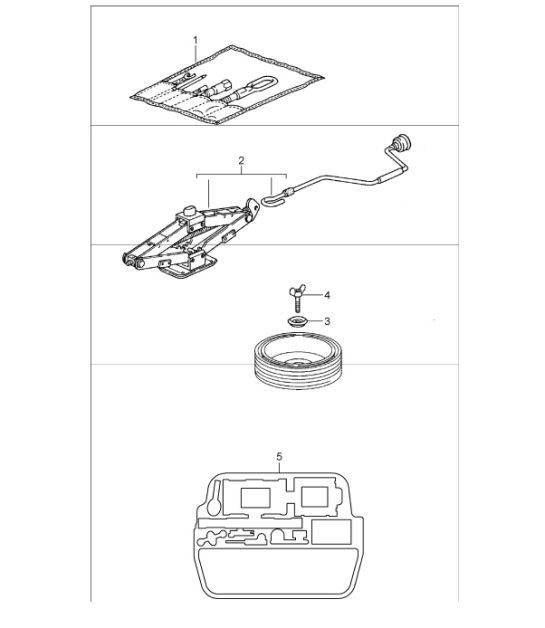 Diagram 001-00 Porsche Cayenne Coupé E-Híbrido V6 3.0L 340 CV 