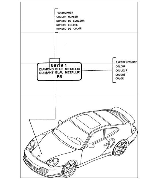 Diagram 004-00 Porsche 924 Carrera GT 2.0L 1981 Accessories & others 