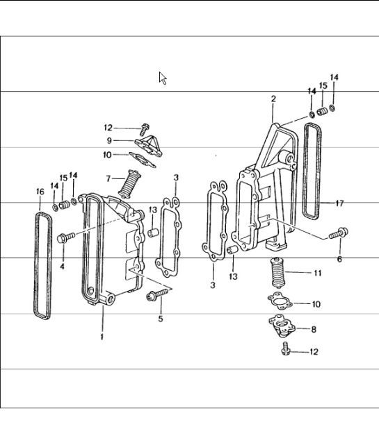 Diagram 103-05 Porsche Cayenne Coupé Turbo S E-Híbrido V8 4.0L 550 CV 