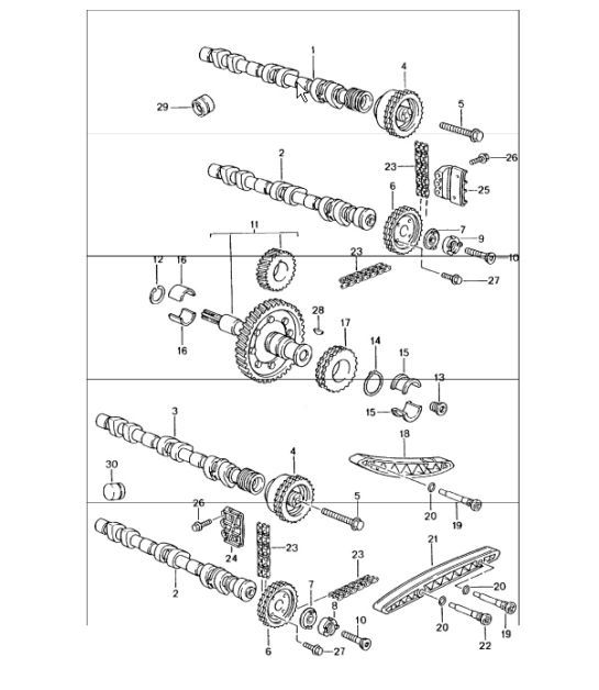 Diagram 103-15 Porsche 卡宴 E-Hybrid V6 3.0 升 V6 340 马力 
