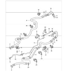 water cooling - 1 - for 996 TURBO 2001-05
