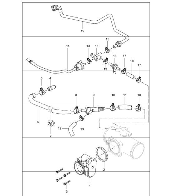 Diagram 107-00 Porsche Cayenne GTS V8 4.0L Gasolina 460Hp 