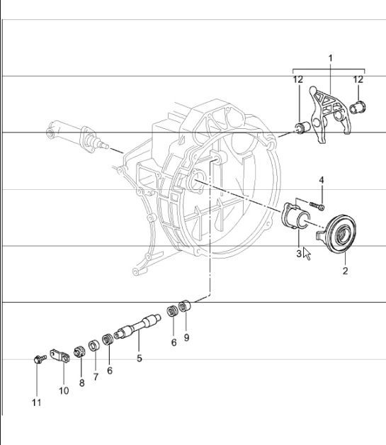 Diagram 301-06 Porsche Panamera 970 MK2 (2014-2016) Transmission