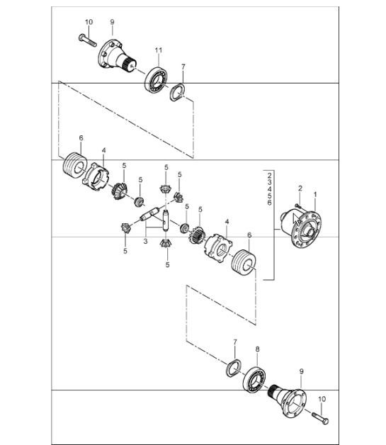 Diagram 305-05 Porsche 964（911）RS 3.8L 1991-93年 传播